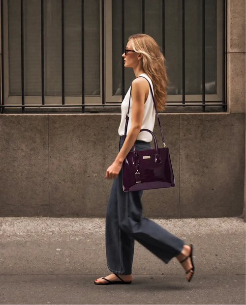 Valerie Bag Prune Élégance
