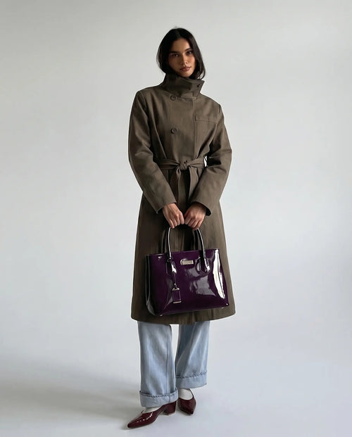Valerie Bag Prune Élégance