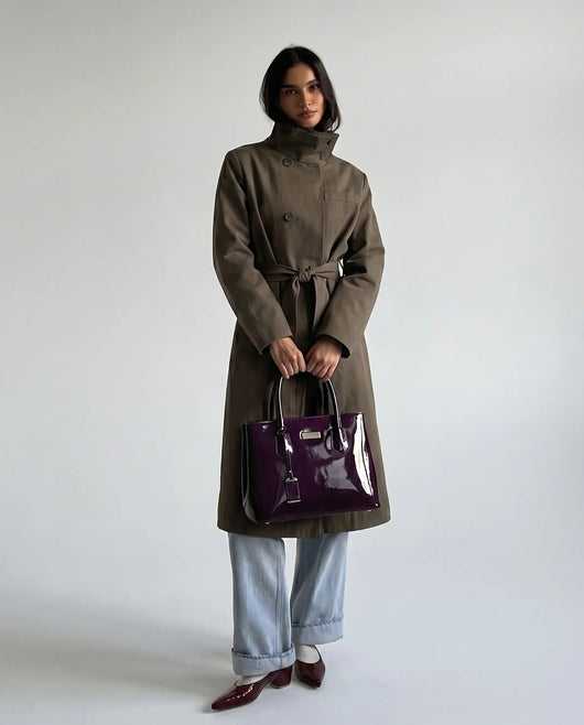 Valerie Bag Prune Élégance