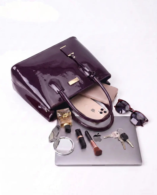 Valerie Bag Prune Élégance