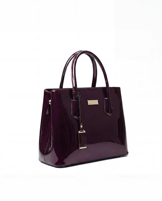 Valerie Bag in Prune Élégance