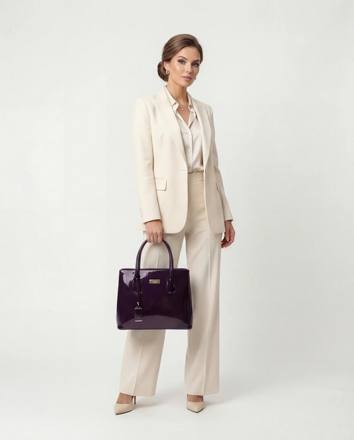 Valerie Bag in Prune Élégance