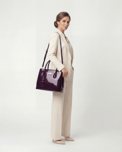 Valerie Bag in Prune Élégance