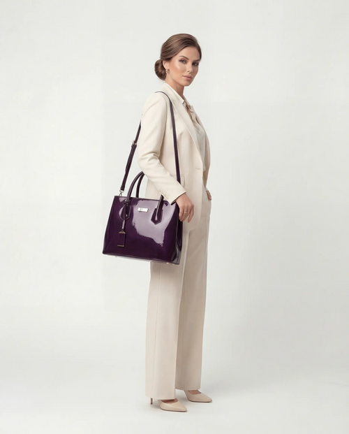 Valerie Bag in Prune Élégance